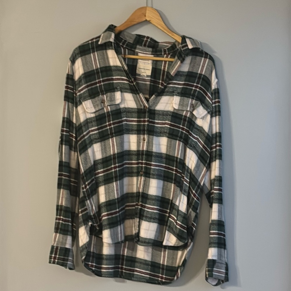 American Eagle plaid flannel shirt
